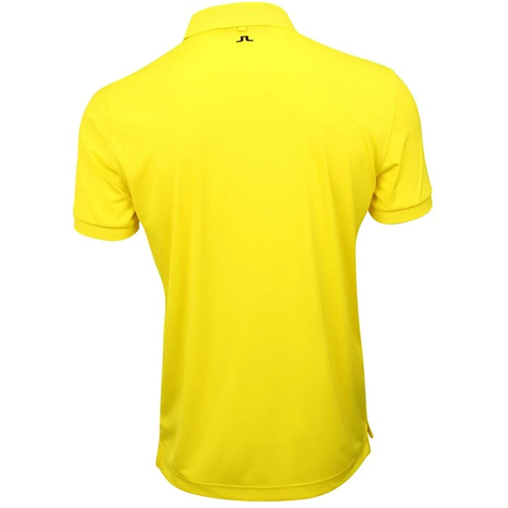 J.Lindeberg J. Lindeberg Tour Tech TX Jersey Yellow Mens Golf Polo 4 J.Lindeberg J. Lindeberg Tour Tech TX Jersey Yellow Mens Golf Polo - Image 2