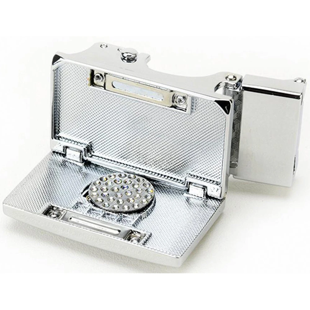 Nexbelt Sleek Crystal White Womens Belt 4 Nexbelt Sleek Crystal White Womens Belt - Image 2