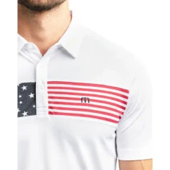 TravisMathew Sea To Sea White Mens Golf Polo -All Golf Shop 12285 WHITE1WHT 2