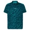 Oakley Broken Glass Mens Golf Polo -All Golf Shop 13046 94DGREENGLASS