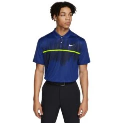 Nike Dri-FIT Vapor Printed Mens Golf Polo -All Golf Shop 13205 455DEEPROYAL