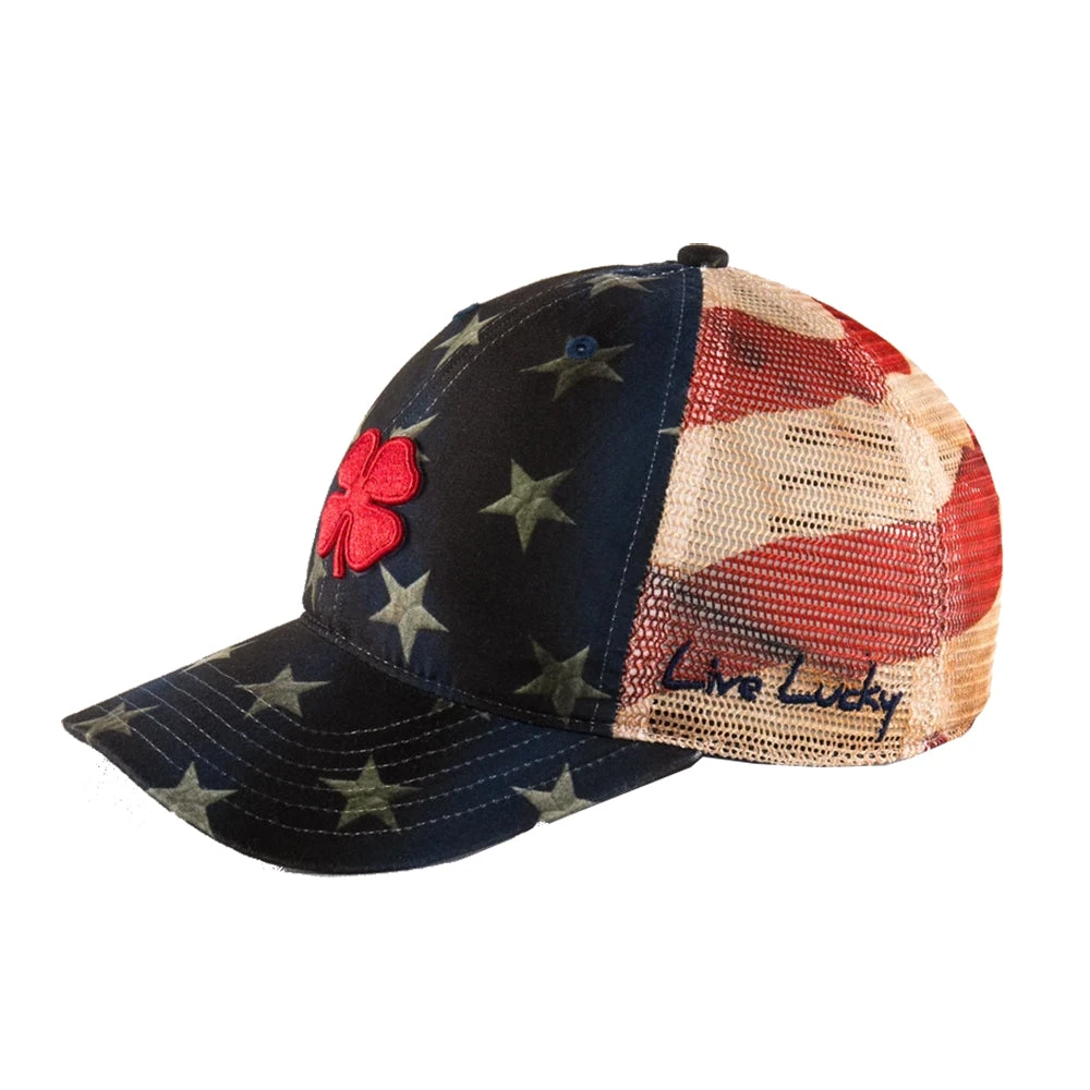 Black Clover Stars And Stripes Mesh Mens Hat 3 Black Clover Stars And Stripes Mesh Mens Hat
