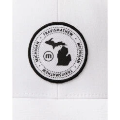 TravisMathew Sunset Clap Mens Hat -All Golf Shop 14921 WHITE 2
