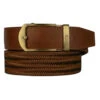 Nexbelt Basket Weave Claro Brown Mens Belt -All Golf Shop 17401 BROWN