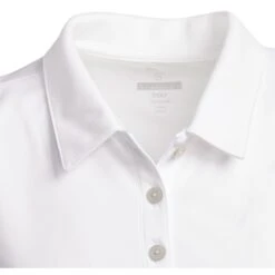 Adidas Golf Adidas Performance Girls Sleeveless Golf Polo 9 Adidas Golf Adidas Performance Girls Sleeveless Golf Polo -All Golf Shop 18718 WHITE 3