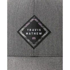 TravisMathew Guest List Mens Hat -All Golf Shop 19731 HEATHERBLACK 1