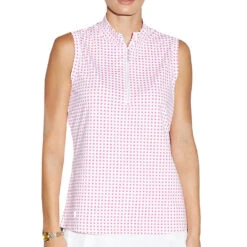 GGBlue Tess Womens Sleeveless Golf Polo -All Golf Shop 20899 PINKCUBE4543