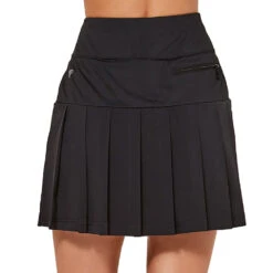 GGBlue Zippy 18in Womens Pleated Golf Skort -All Golf Shop 20902 BLACKB024 1