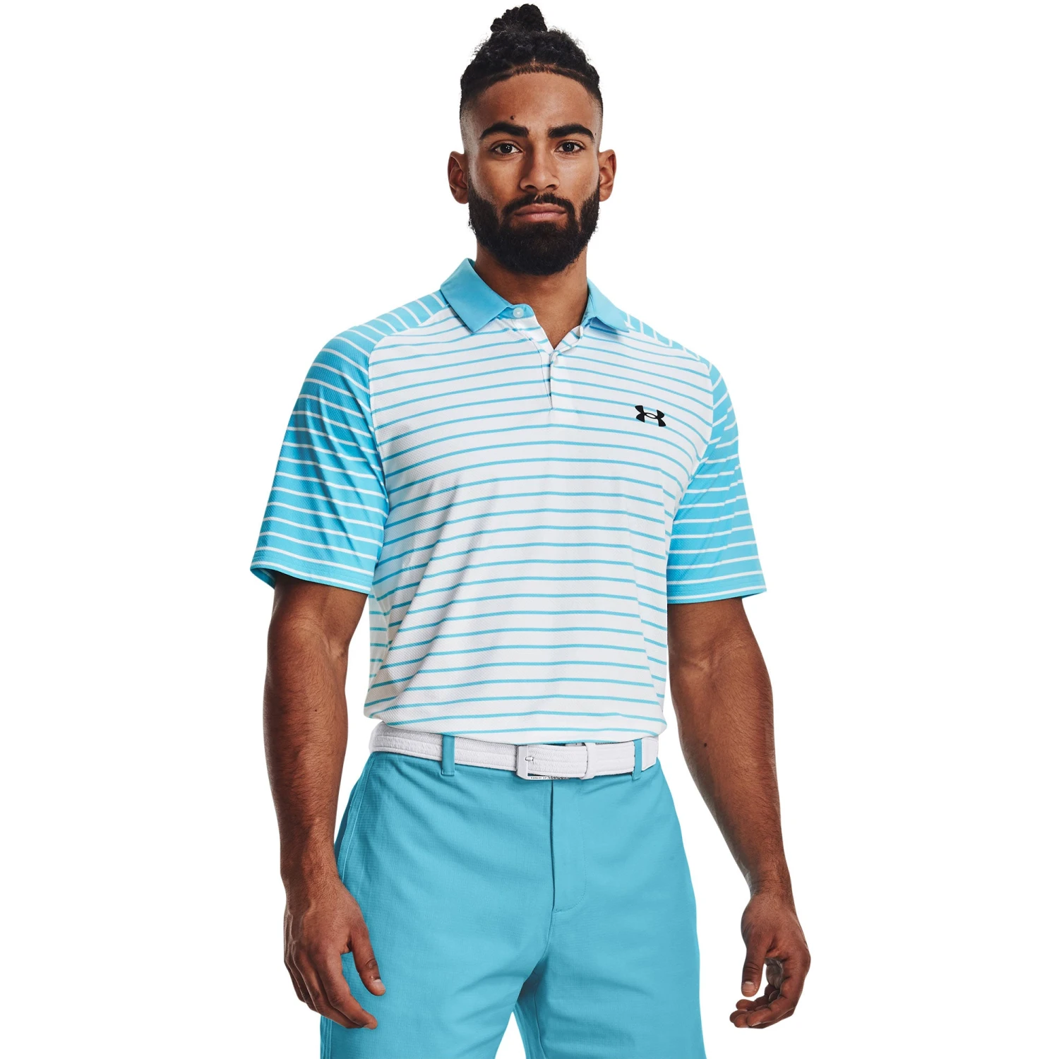 Under Armour Iso-Chill Mix Stripe Mens Golf Polo 3 Under Armour Iso-Chill Mix Stripe Mens Golf Polo