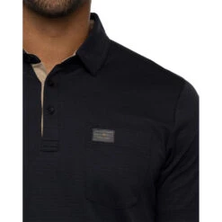 TravisMathew Valetta Black Mens Golf Polo -All Golf Shop 27014 BLACK0BLK 2