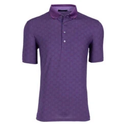 Greyson Deco Wolf Nightshade Mens Golf Polo
