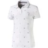 PUMA Golf Puma Ditsy Girls Golf Polo -All Golf Shop 595453 01WHITE 617147c9 5f39 4c0f aa61 2e518e083ff0