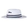 Titleist Cotton Stripe Mens Bucket Hat -All Golf Shop 85132 WHITENAVY